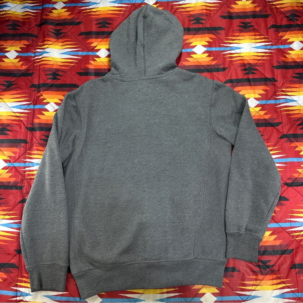 Ecko Unltd Gray Hoodie Full Zip Sweater Rhino Embroidered Grunge Hip Hop Mens XS - Picture 9 of 11
